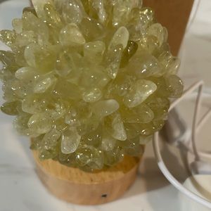 Citrine Lamp; Crystal Lamp